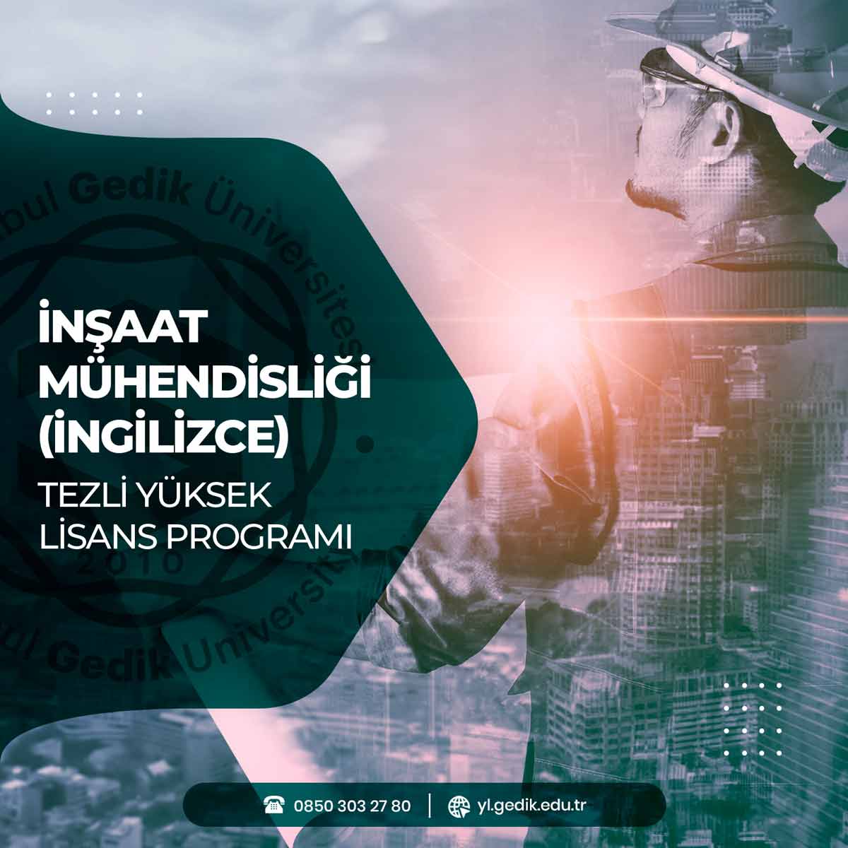 İnşaat Mühendisliği (İngilizce) Tezli Yüksek Lisans Programı