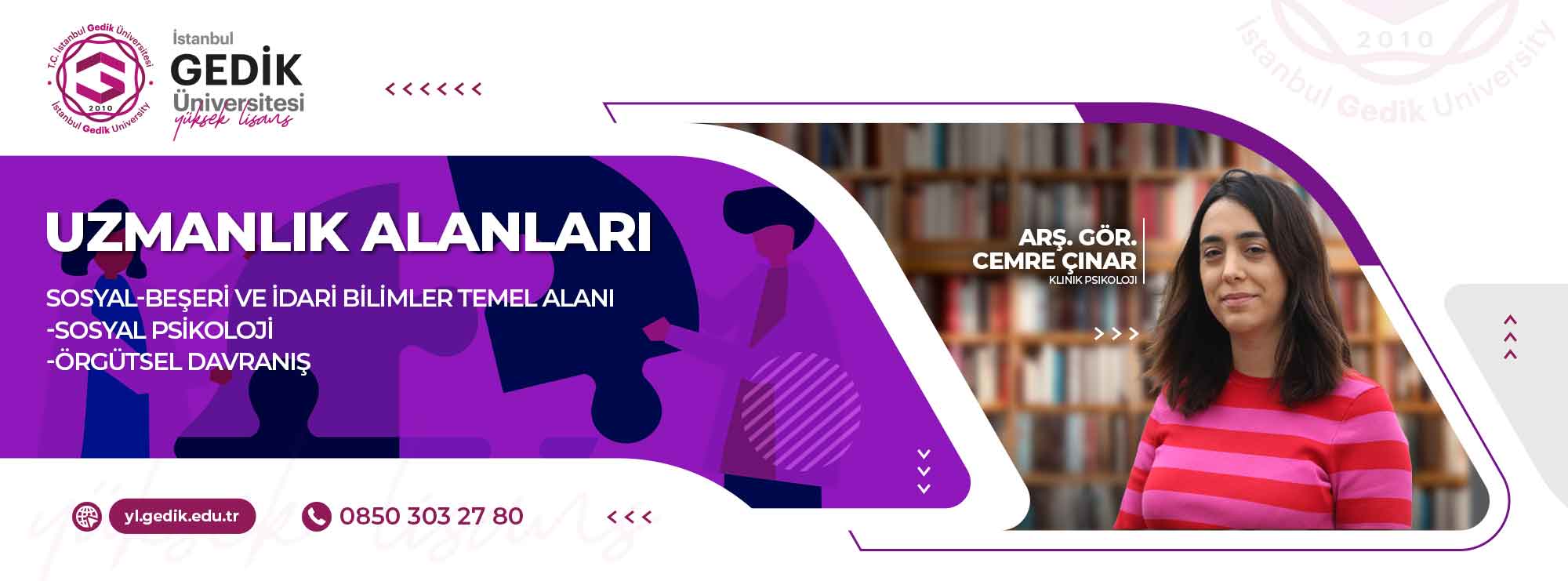 Klinik Psikoloji Tezsiz Yüksek Lisans Programı slider