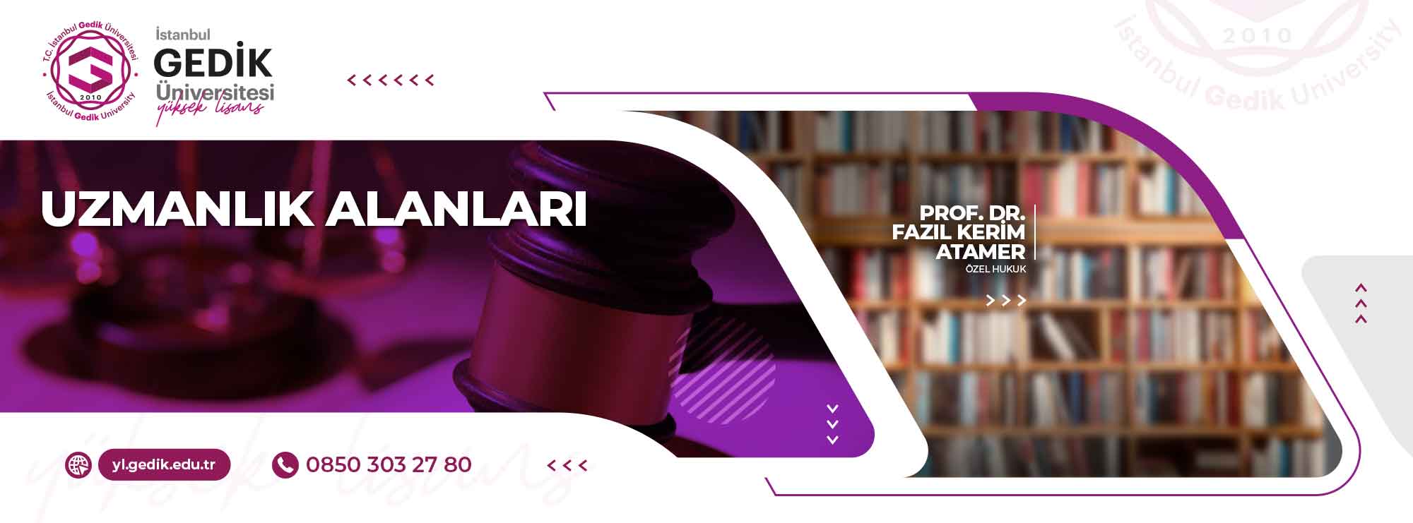 Özel Hukuk Tezli Yüksek Lisans Programı slider