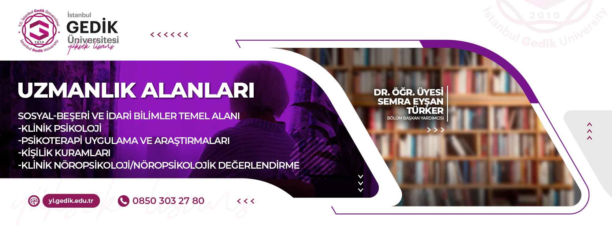 Klinik Psikoloji Tezli Yüksek Lisans Programı slider