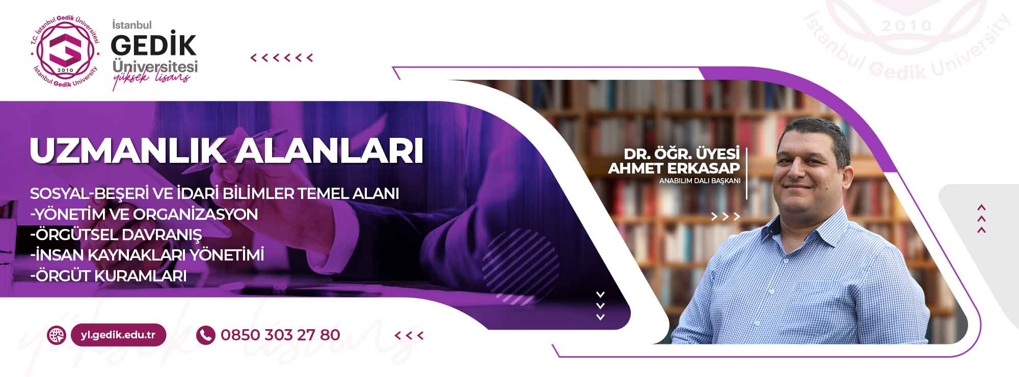 Yönetim ve Organizasyon Tezsiz Yüksek Lisans Programı slider