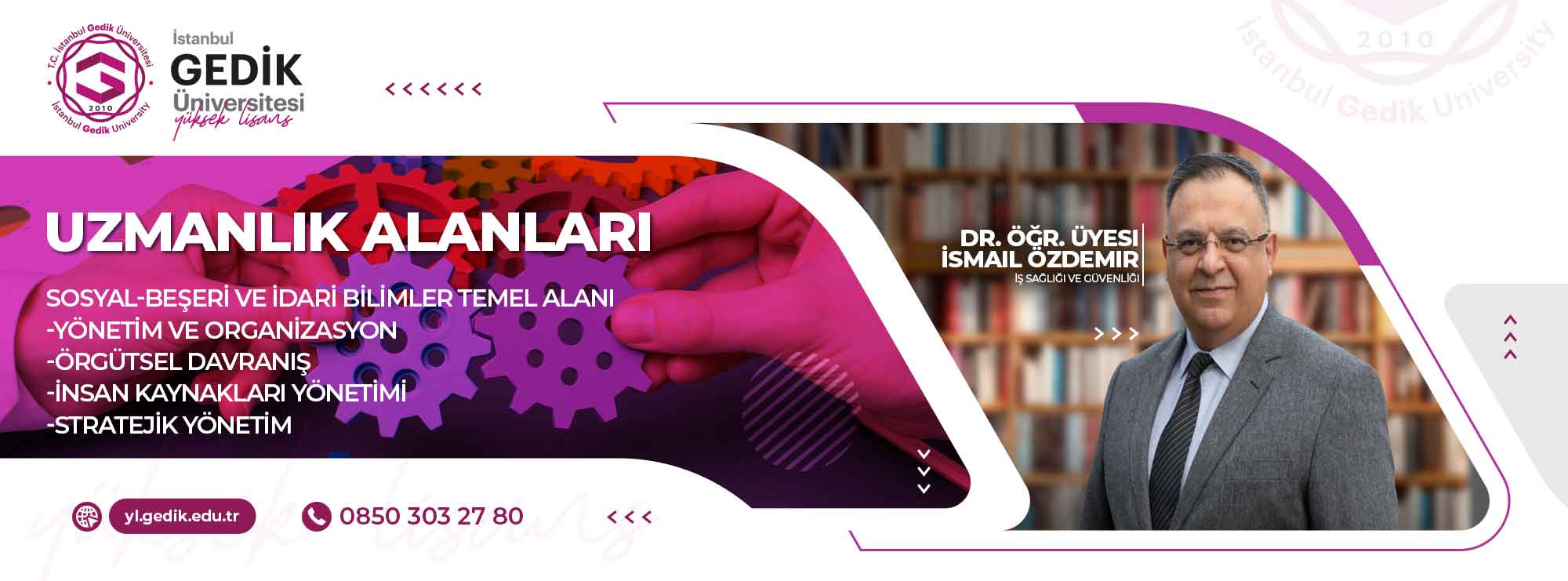 İş Sağlığı ve Güvenliği Uzaktan Eğitim Tezsiz Yüksek Lisans Programı slider