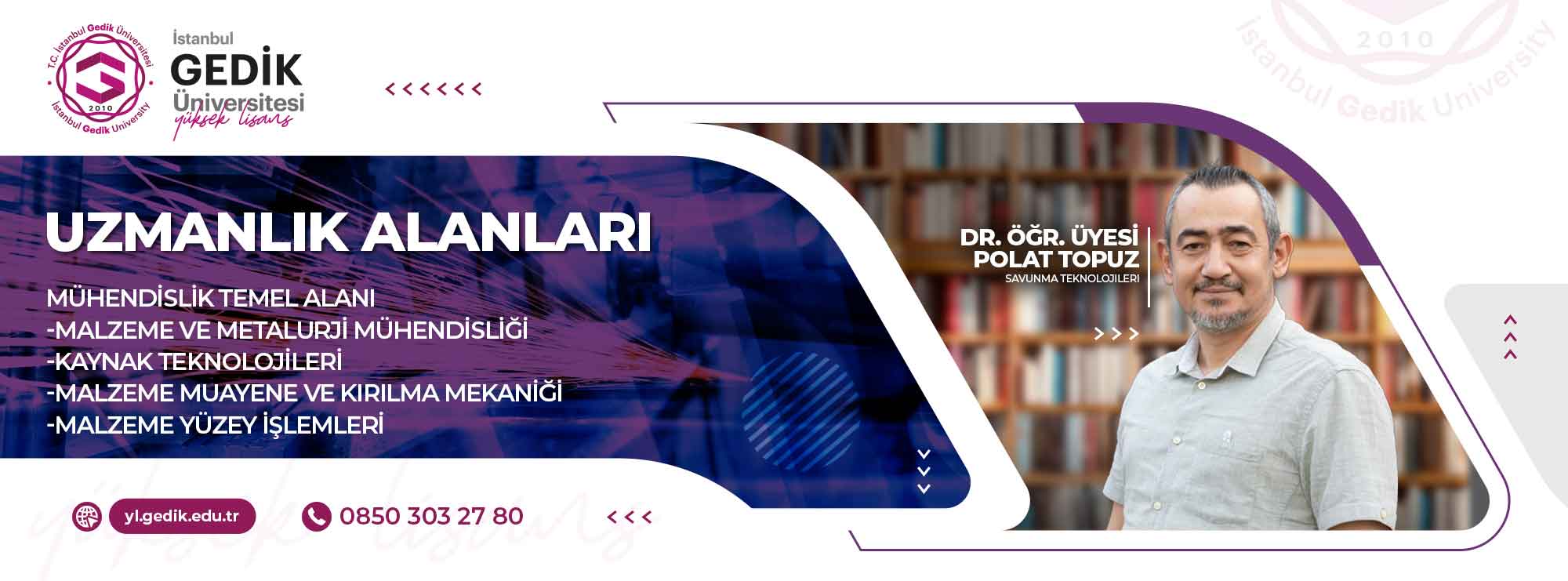 Savunma Teknolojileri Tezli Yüksek Lisans Programı slider