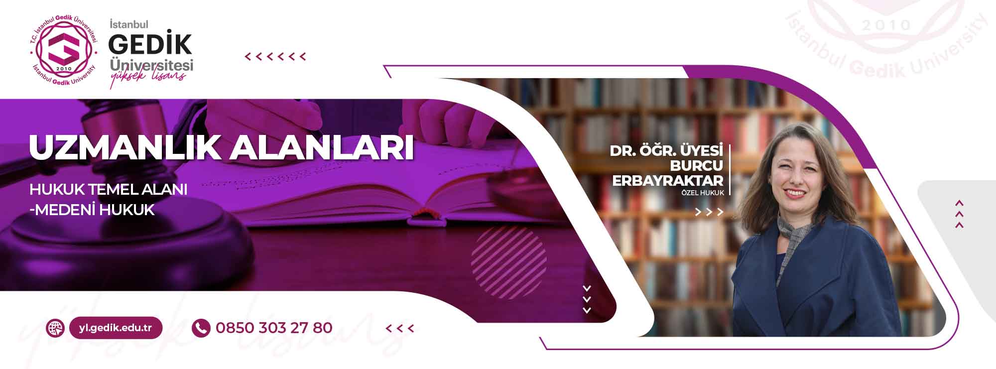 Özel Hukuk Tezli Yüksek Lisans Programı slider