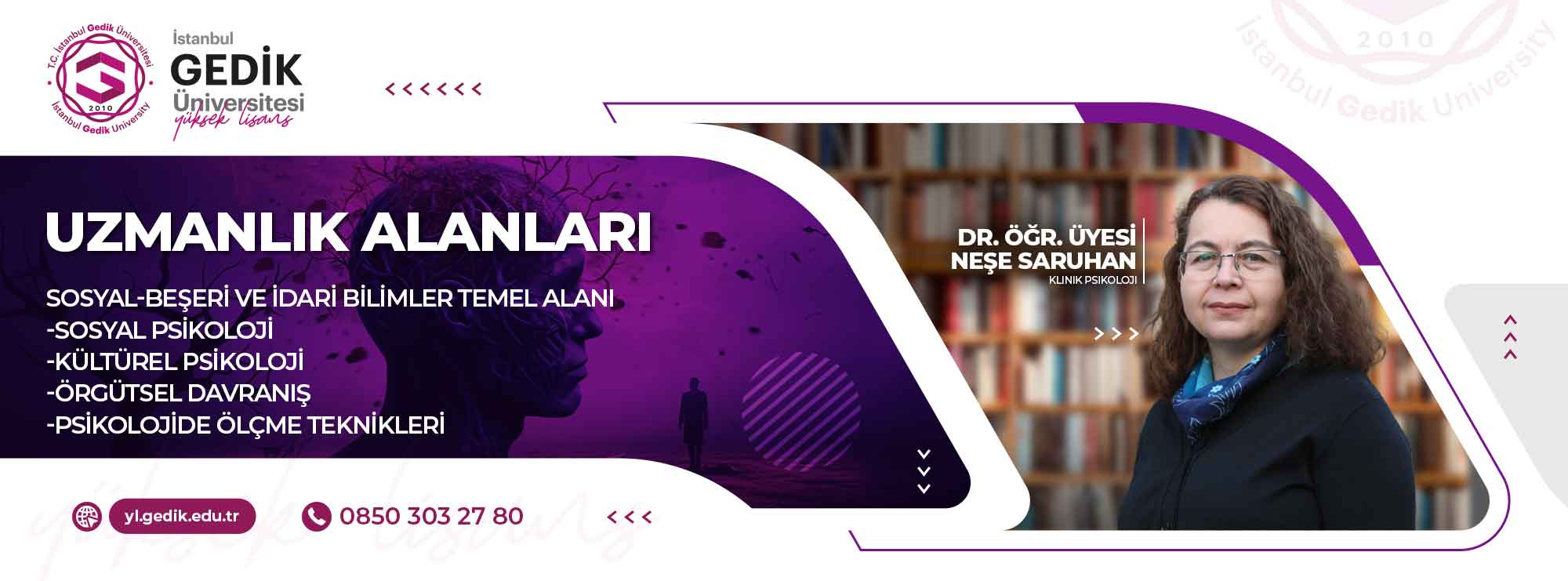 Klinik Psikoloji Tezsiz Yüksek Lisans Programı slider
