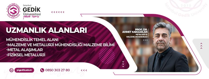Metalurji ve Malzeme Mühendisliği Tezli Yüksek Lisans Programı slider