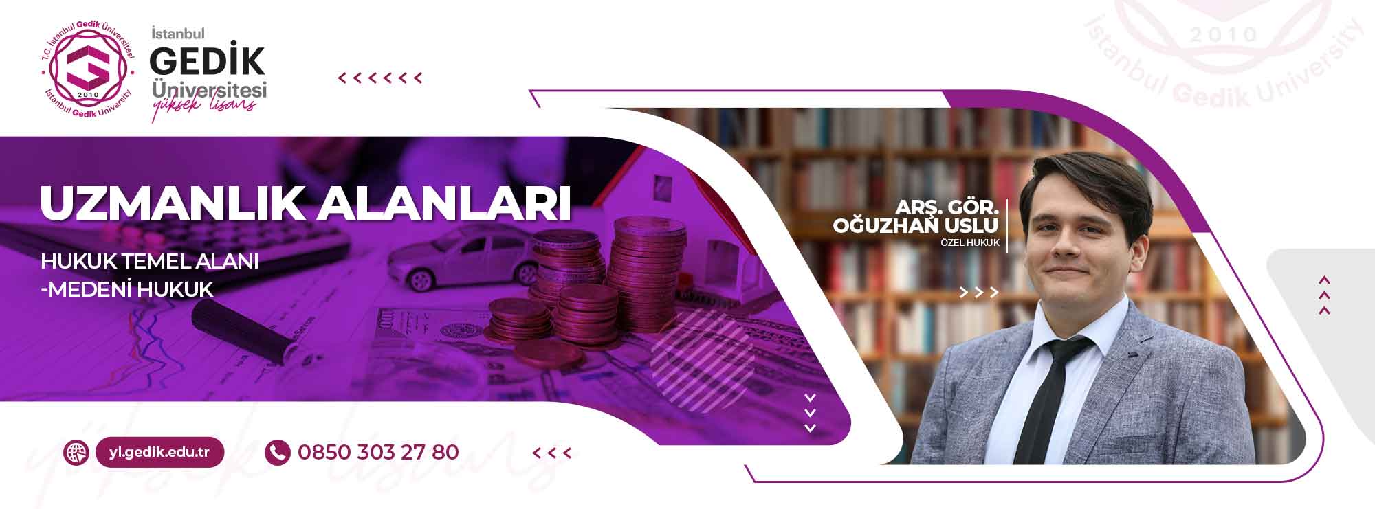 Özel Hukuk Tezli Yüksek Lisans Programı slider